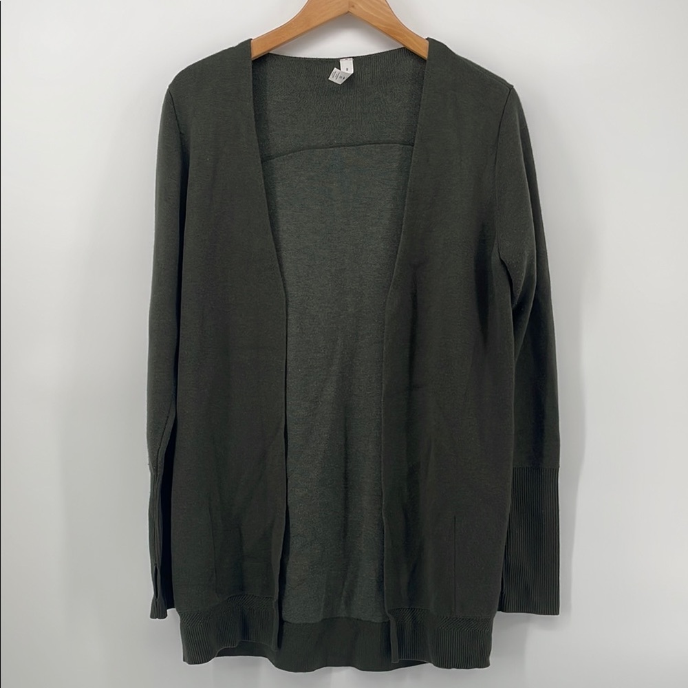 Lululemon City Street Cardigan in Camo Green 8 A14 - Picture 3 of 9